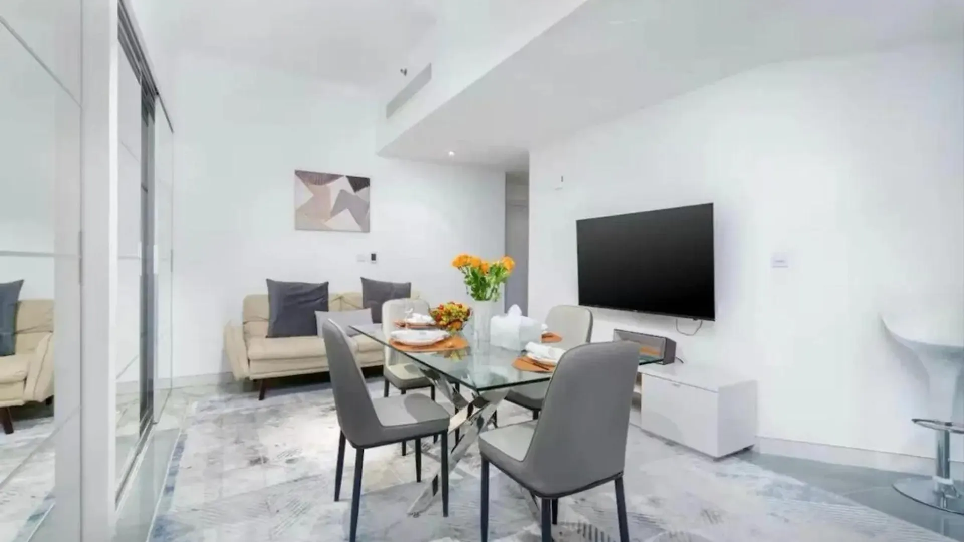Ahlan Furnished Full Apartment Marina Cityview Jbr Beach For Families